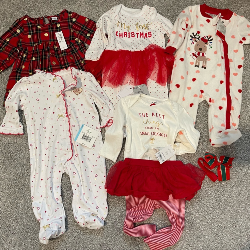 Lot of Christmas NWT 3-6 Clothes!